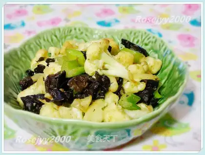 Coconut and broccoli