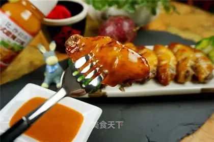 Bronco-Thai fried chicken wings