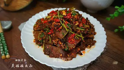 Dry spicy beef