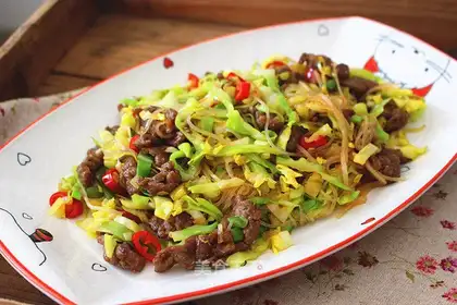 A pepper beef fan