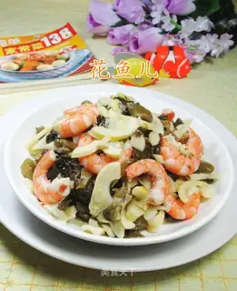 Sour shrimp fried thunder