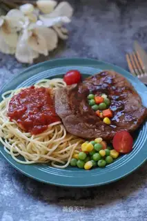Steak pasta
