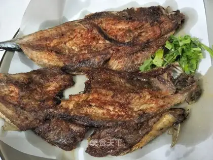 Fried swordfish
