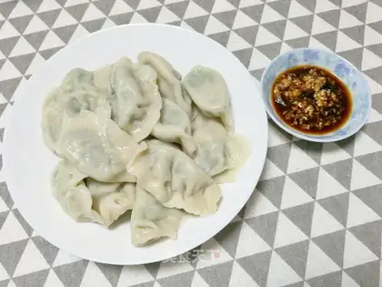 Three fresh dumplings