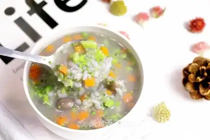 Vegetable gruel