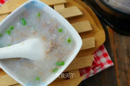 Beef lily porridge