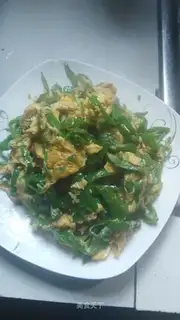 Eggs and peppers