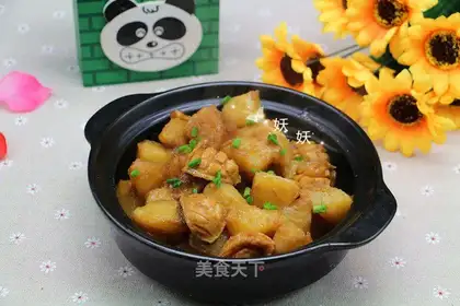 Potato fried abalone