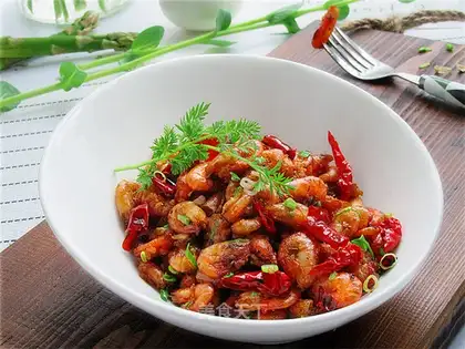 Garlic spicy shrimp