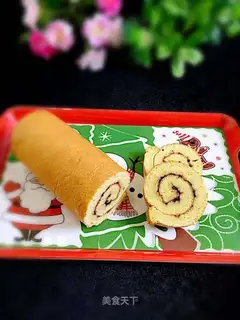 A cloud cake roll