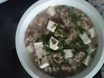 Tofu smoothie soup
