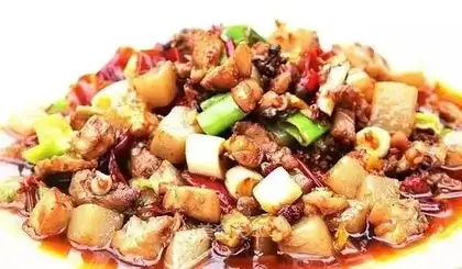 Potato pepper rabbit