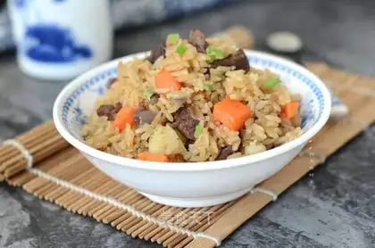 Potato beef rice