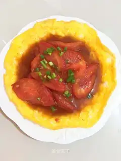 Tomato fried eggs