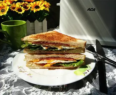 Ham cheese sandwich
