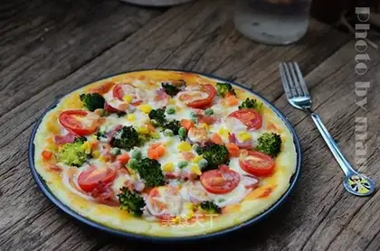 Mashed potato pizza