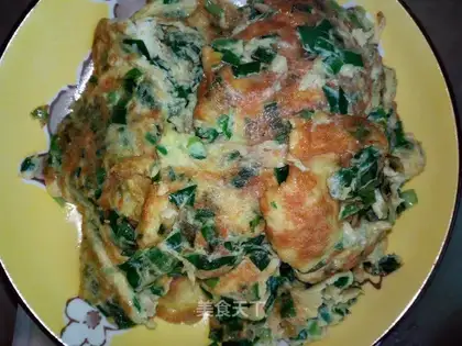 Cream fried eggs