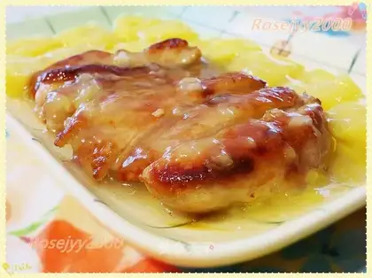 Pineapple for chicken steak