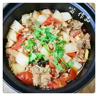Tomato radish beef