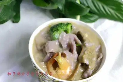 The purple blue-handed noodles
