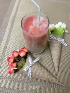 Rainbow yogurt juice