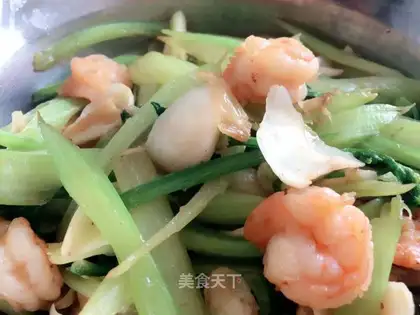 Celery lily shrimp
