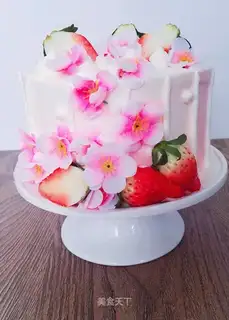A flower cake
