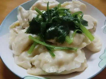 Onion pork dumplings