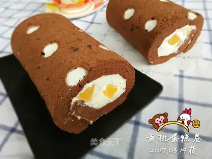 Peachcake rolls