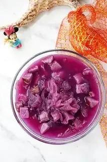 Purple potato silver ear soup