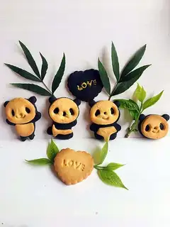 Panda cookies