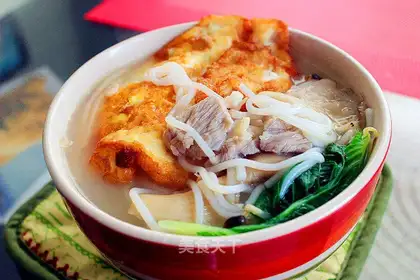 The rice soup