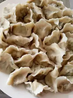 The moss pork dumplings