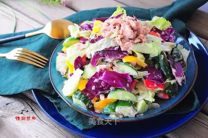 Tuna vegetable salad