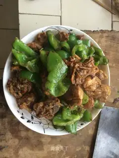 Chicken chops with pepper