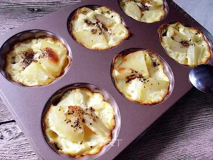 Spud cream potatoes