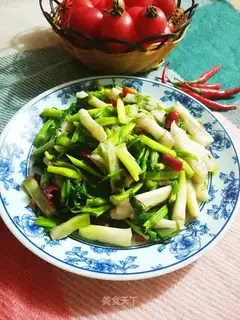 Fryed celery