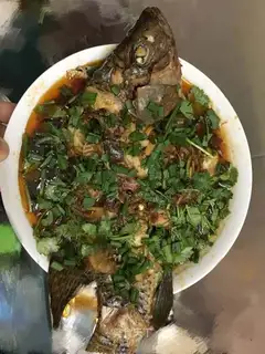 It's a red burning fish