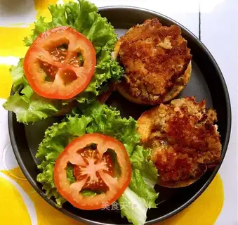 Spicy chicken leg burger