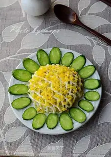 Sunflower potato salad