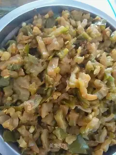 Chili made bitter melons