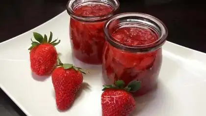 Big granule strawberry sauce