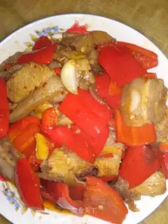 Sweet pepper back to the pot