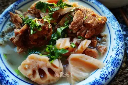 The rice soup