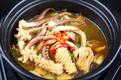 It's a fair shrimp with fish
