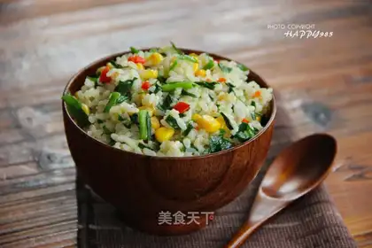 Cream corn fried rice