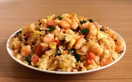Shrimp egg fried rice