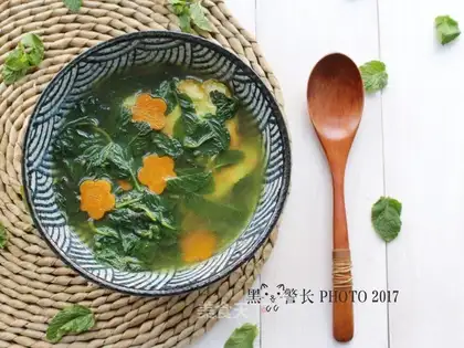 It's a chilling stomach mint soup