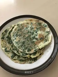 Spinach omelet