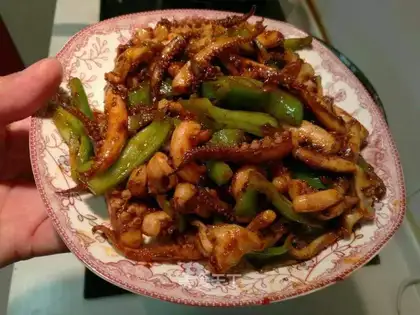 Spicy squid